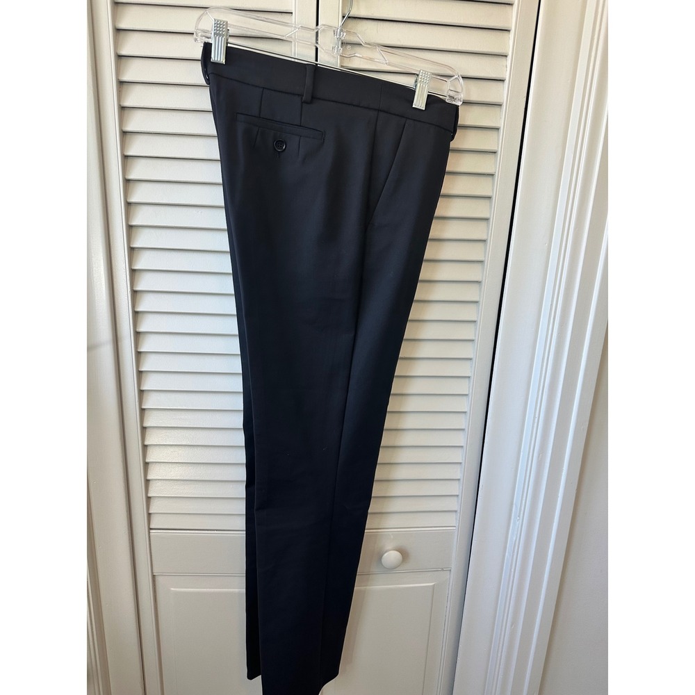 MaxMara Sportmax Black Straight Leg Dress Pants Professional Career Wear(83)